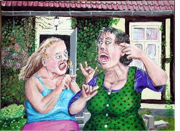 Die Stutenbissigkeit unter Camgirls, als erbauliche Form des Zickenkriegs.