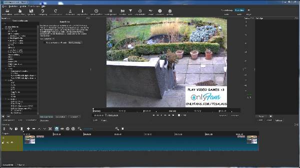 Unsere Ausgangssituation, bevor wir ein Bild in ein Shotcut Video einfügen.