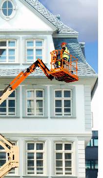 Eine Streamerin wird mittels Hebebühne (Hubsteiger) gestalkt.