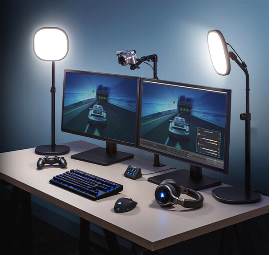 Die Ausleuchtung ☀️ des Streams mittels Elgato Key Light Air.